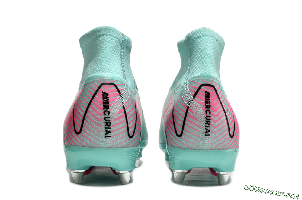 Men's Nike Air Zoom Mercurial Superfly 10 Elite SG Football Boots - Jade/Black/Pink 5