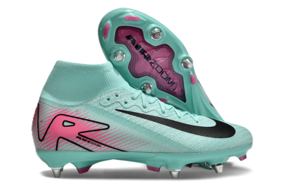 Men's Nike Air Zoom Mercurial Superfly 10 Elite SG Football Boots - Jade/Black/Pink
