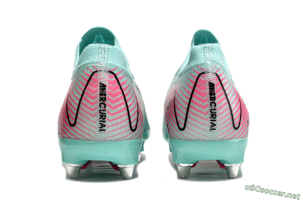 Men's Nike Air Zoom Mercurial Vapor 16 Elite SG Football Boots - Jade/Black/Pink 5