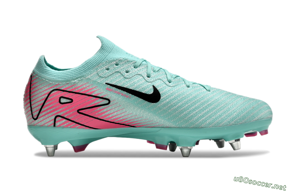 Men's Nike Air Zoom Mercurial Vapor 16 Elite SG Football Boots - Jade/Black/Pink 7