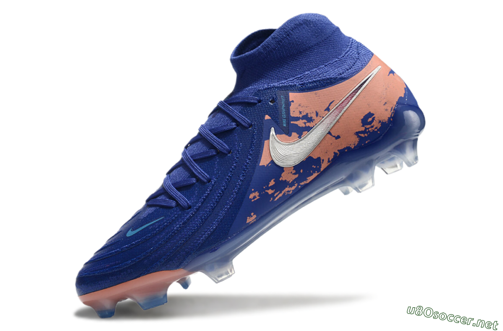 Men's Nike Phantom Luna Elite NU FG Football Boots - Blue/White/Red 5