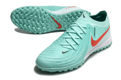 Men's Nike Phantom GX 2 Elite TF Football Shoes - Jade/Red/White