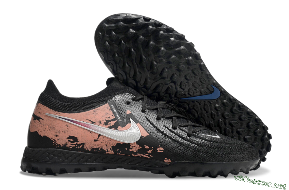 Men's Nike Phantom GX 2 Elite TF Football Shoes - Black/White/Red 2