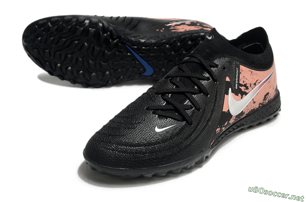 Men's Nike Phantom GX 2 Elite TF Football Shoes - Black/White/Red 3