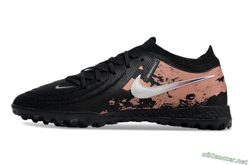 Men's Nike Phantom GX 2 Elite TF Football Shoes - Black/White/Red 0