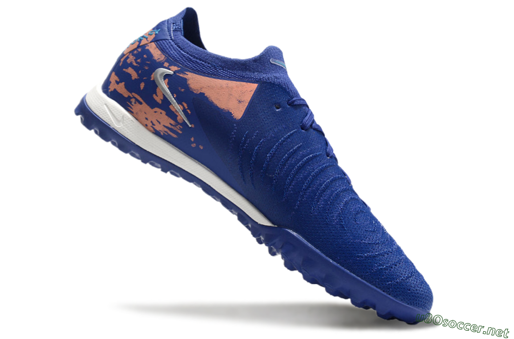 Men's Nike Phantom GX 2 Elite TF Football Shoes - Blue/White/Red 4
