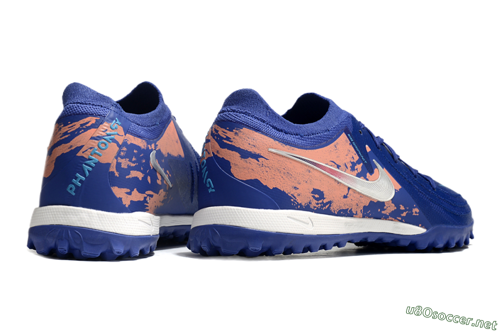 Men's Nike Phantom GX 2 Elite TF Football Shoes - Blue/White/Red 6
