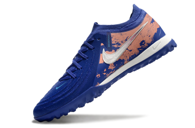 Men's Nike Phantom GX 2 Elite TF Football Shoes - Blue/White/Red