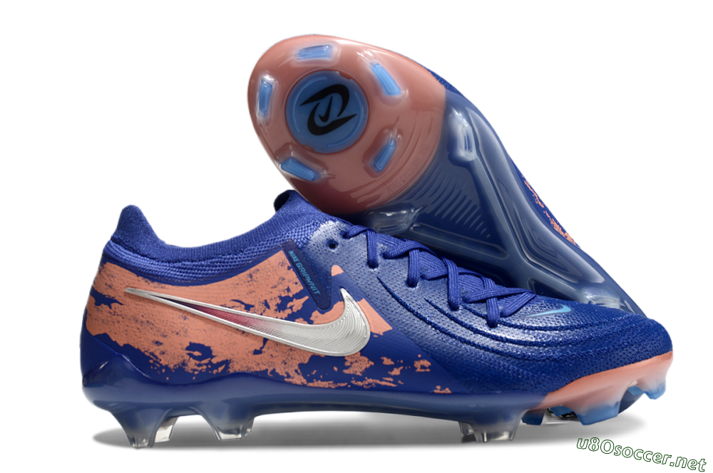 Men's Nike Phantom Luna Elite FG Football Boots - Blue/White/Red 2