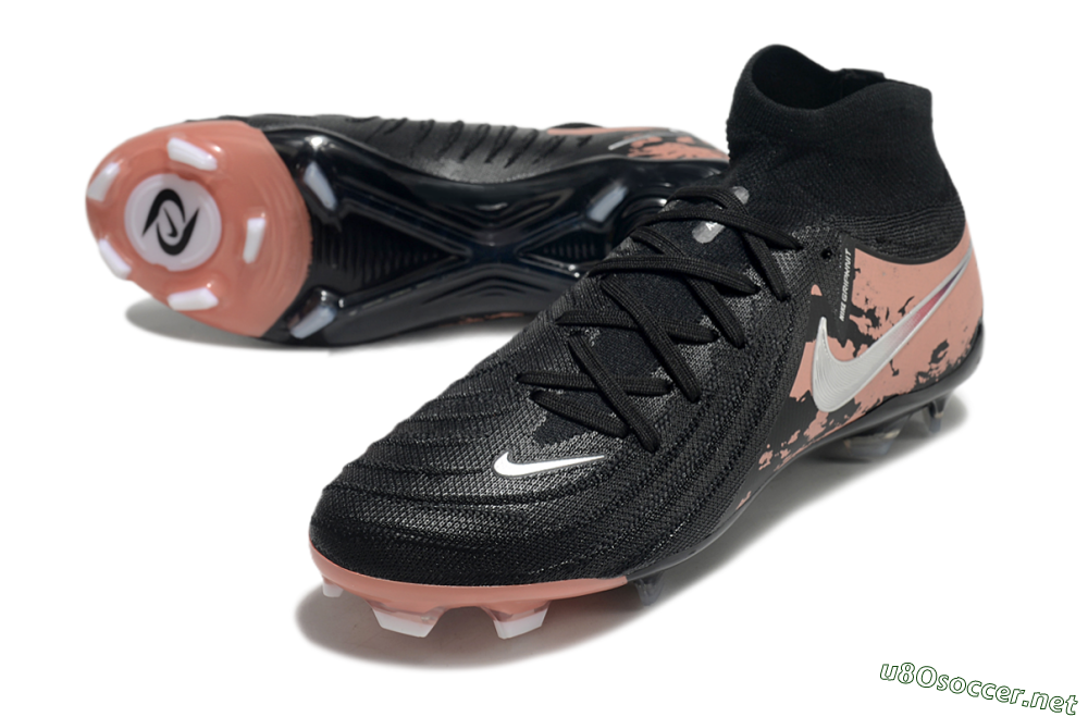 Men's Nike Phantom Luna Elite NU FG Football Boots - Black/White/Red 3