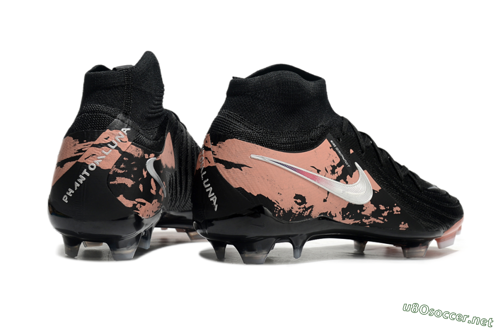 Men's Nike Phantom Luna Elite NU FG Football Boots - Black/White/Red 6