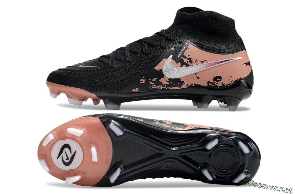 Men's Nike Phantom Luna Elite NU FG Football Boots - Black/White/Red 1