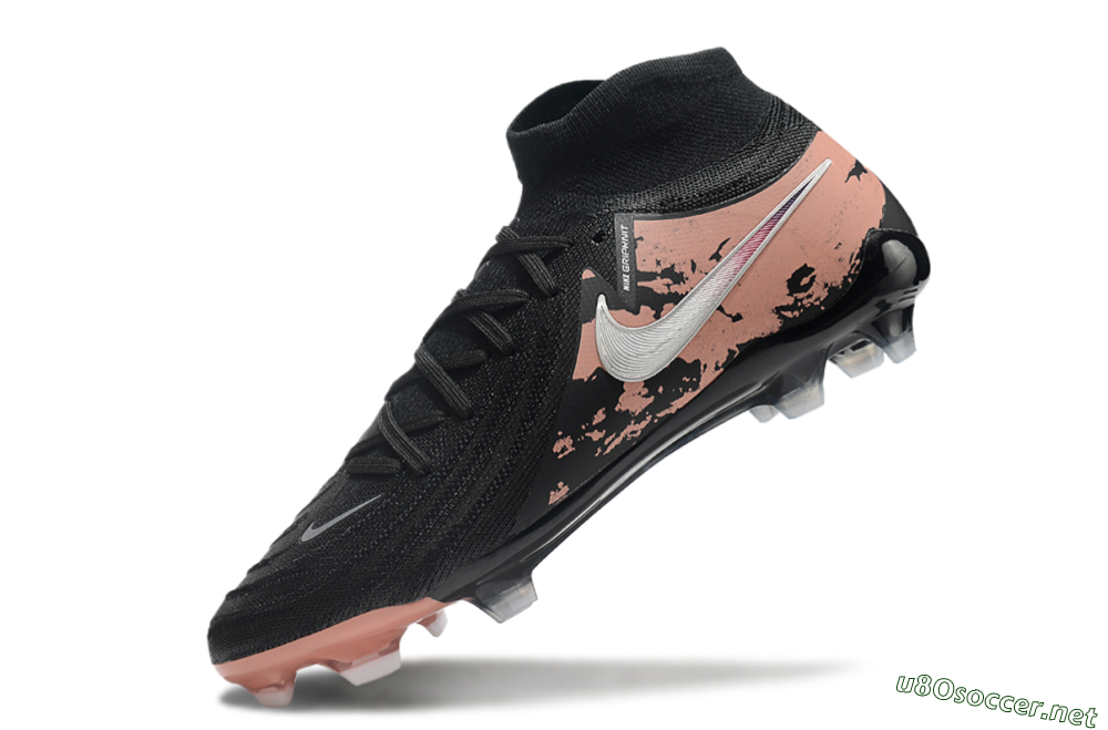 Men's Nike Phantom Luna Elite NU FG Football Boots - Black/White/Red 5