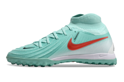 Men's Nike Phantom Luna Elite TF Football Shoes - Jade/Red/White