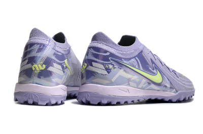 Men's Nike Phantom GX 2 Elite TF Football Shoes - Purple/Yellow/White