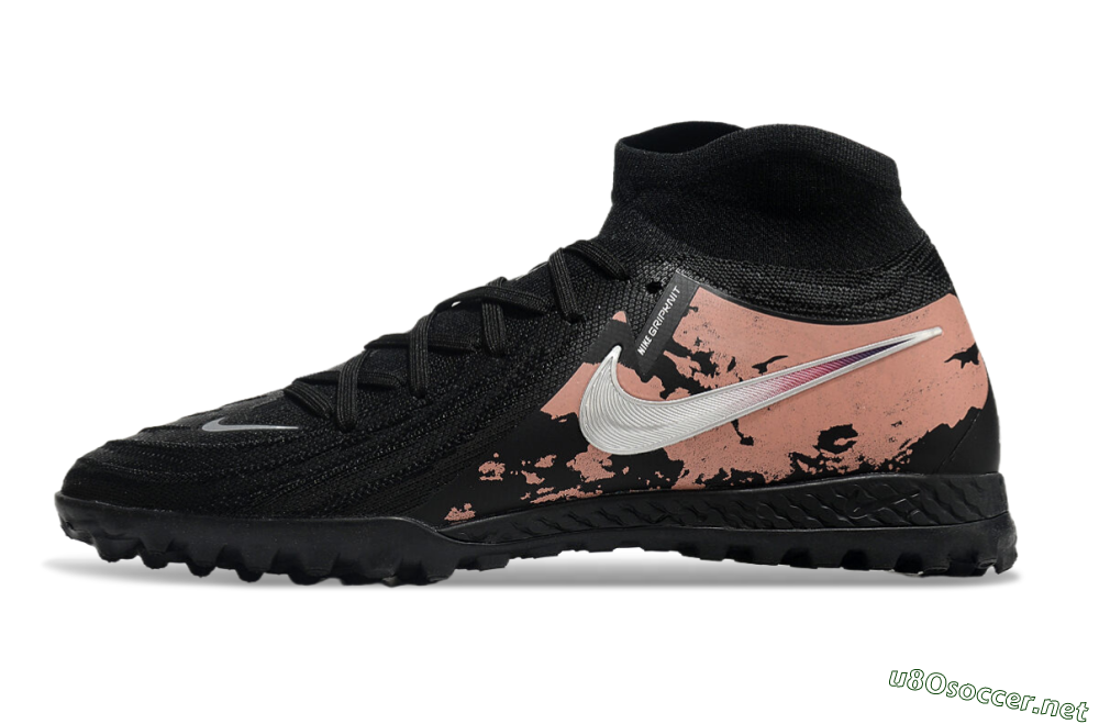 Men's Nike Phantom Luna Elite TF Football Shoes - Black/White/Red 0