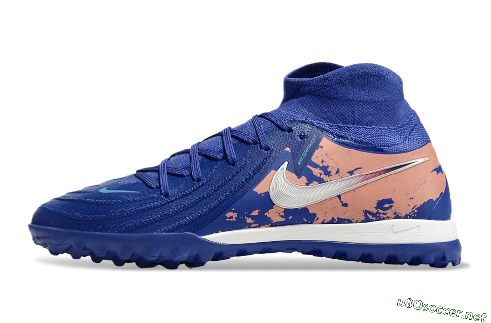 Men's Nike Phantom Luna Elite TF Football Shoes - Blue/White/Red 0