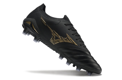 Men's Mizuno Morelia Neo 3 FG Football Boots - Black/Gold
