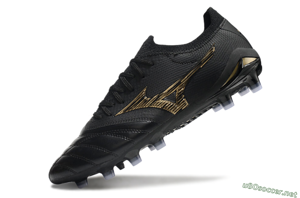 Men's Mizuno Morelia Neo 3 FG Football Boots - Black/Gold 6