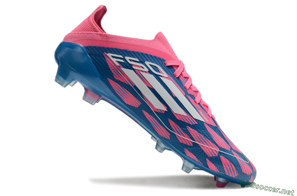 Unisex Adidas F50 Elite FG Football Boots - Blue/White/Red 5