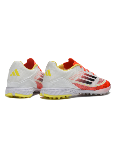 Unisex Adidas F50 Pro TF Football Shoes - Red/White/Yellow