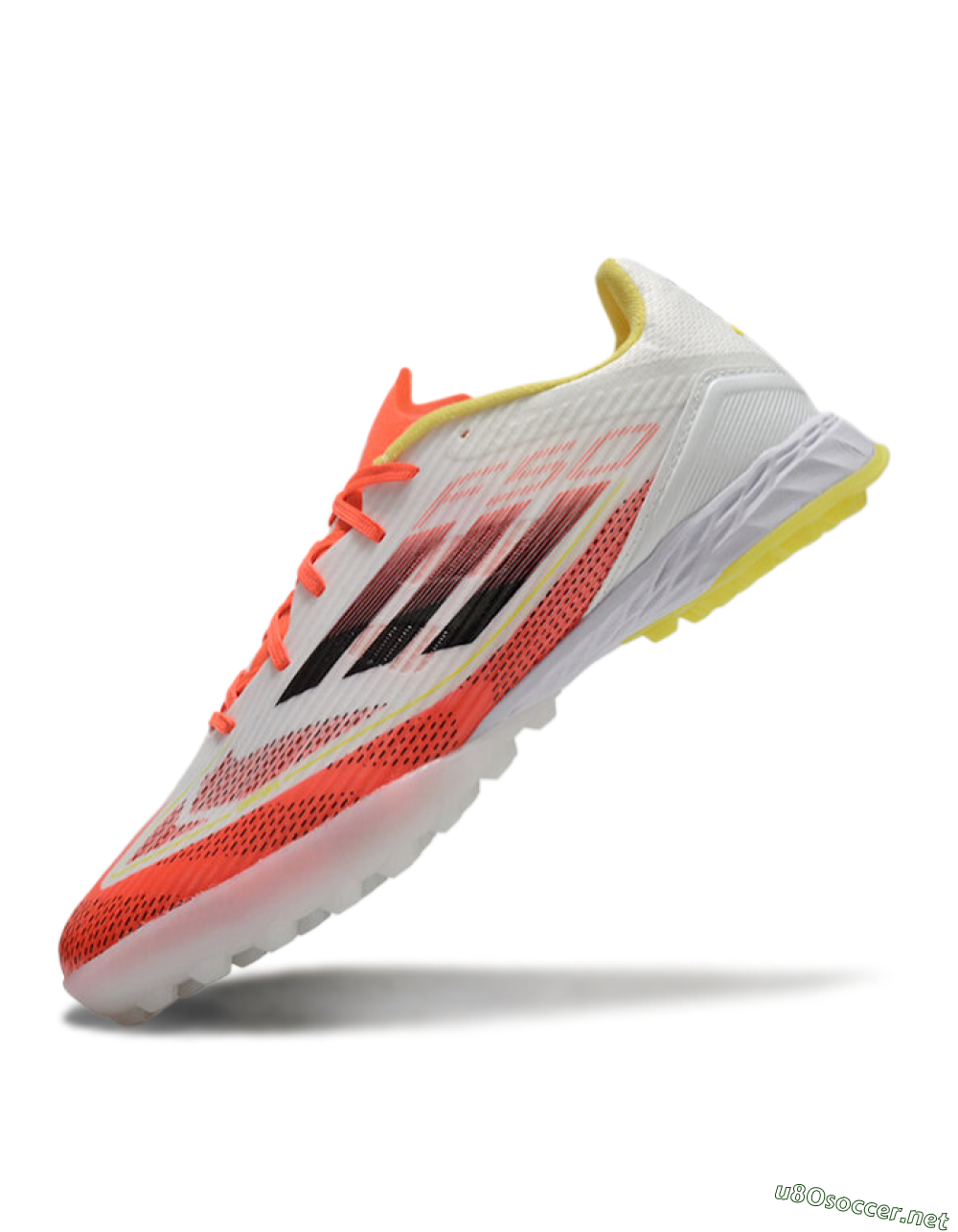 Unisex Adidas F50 Pro TF Football Shoes - Red/White/Yellow 5