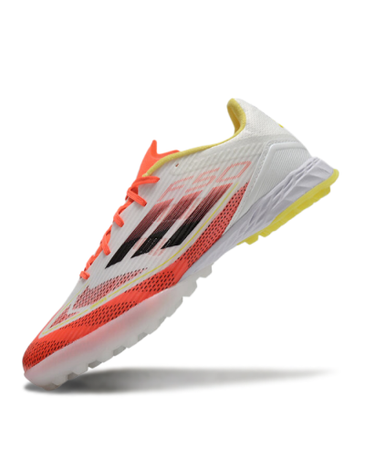 Unisex Adidas F50 Pro TF Football Shoes - Red/White/Yellow