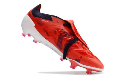 Unisex Adidas Predator Elite Foldover Tongue FG Football Boots - Red/White/Black