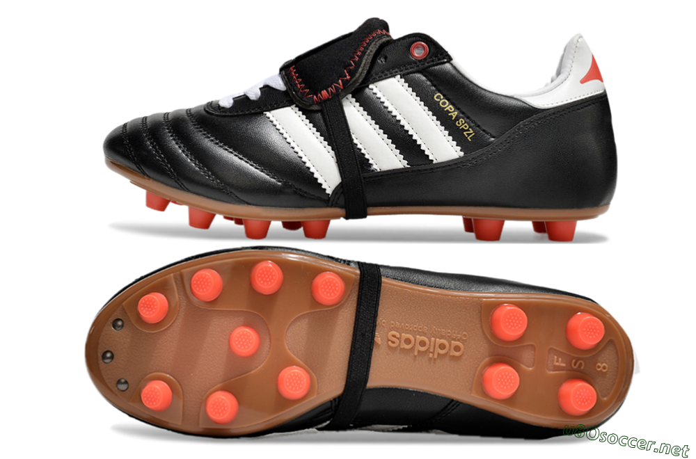 Men's Adidas Copa Mundial FG Football Boots - Black/White/Red 1