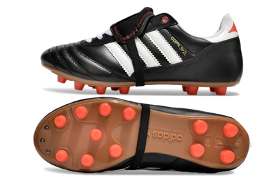 Men's Adidas Copa Mundial FG Football Boots - Black/White/Red