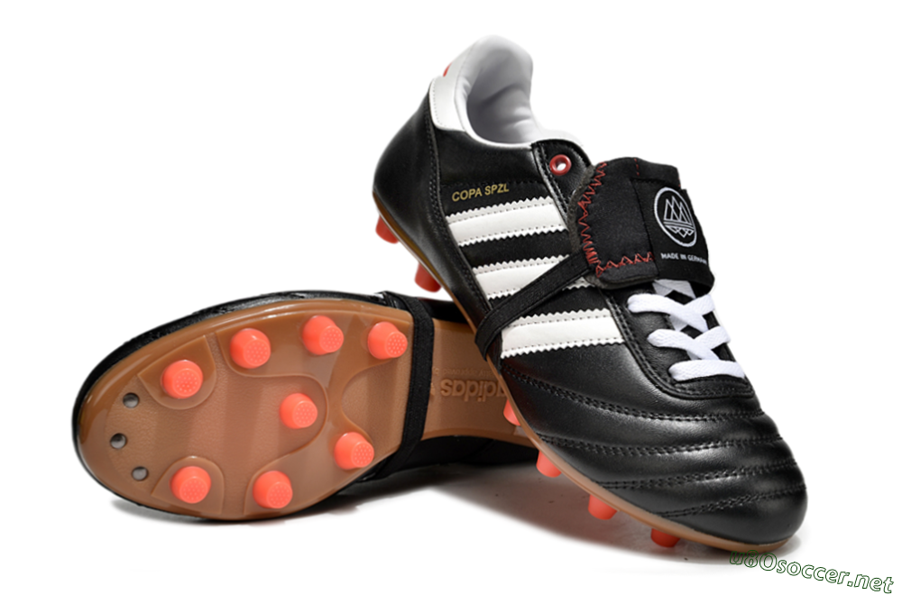 Men's Adidas Copa Mundial FG Football Boots - Black/White/Red 3