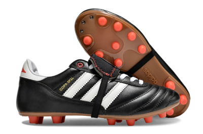 Men's Adidas Copa Mundial FG Football Boots - Black/White/Red