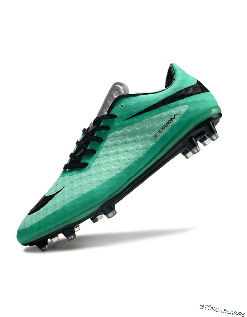 Men's Nike Hypervenom Phantom FG Football Boots - Green/Black/Silver 5