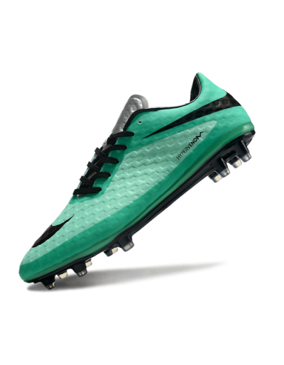 Men's Nike Hypervenom Phantom FG Football Boots - Green/Black/Silver