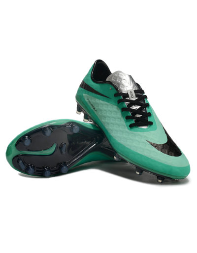 Men's Nike Hypervenom Phantom FG Football Boots - Green/Black/Silver