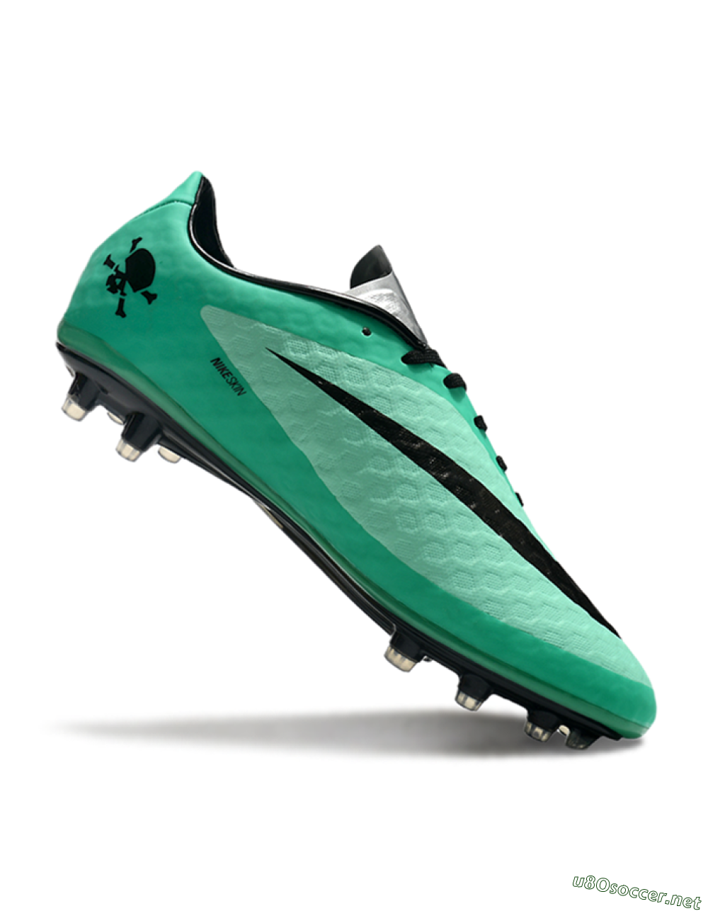 Men's Nike Hypervenom Phantom FG Football Boots - Green/Black/Silver 4
