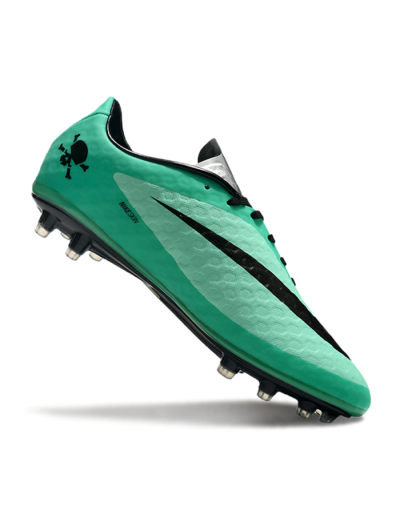 Men's Nike Hypervenom Phantom FG Football Boots - Green/Black/Silver