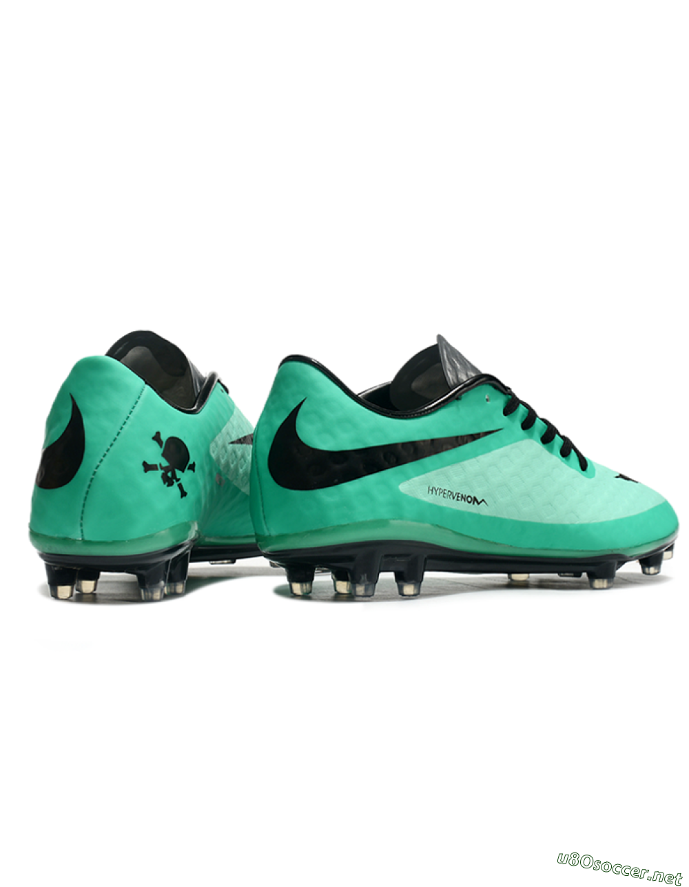 Men's Nike Hypervenom Phantom FG Football Boots - Green/Black/Silver 6