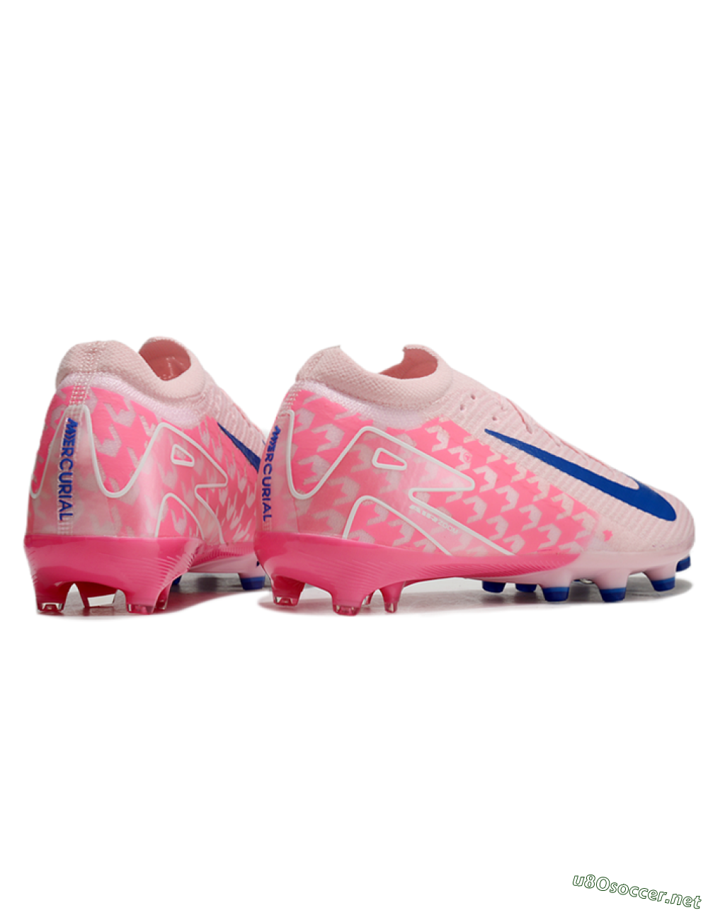 Men's Nike Air Zoom Mercurial Vapor 16 Elite AG Football Boots - Pink/Blue/White 6