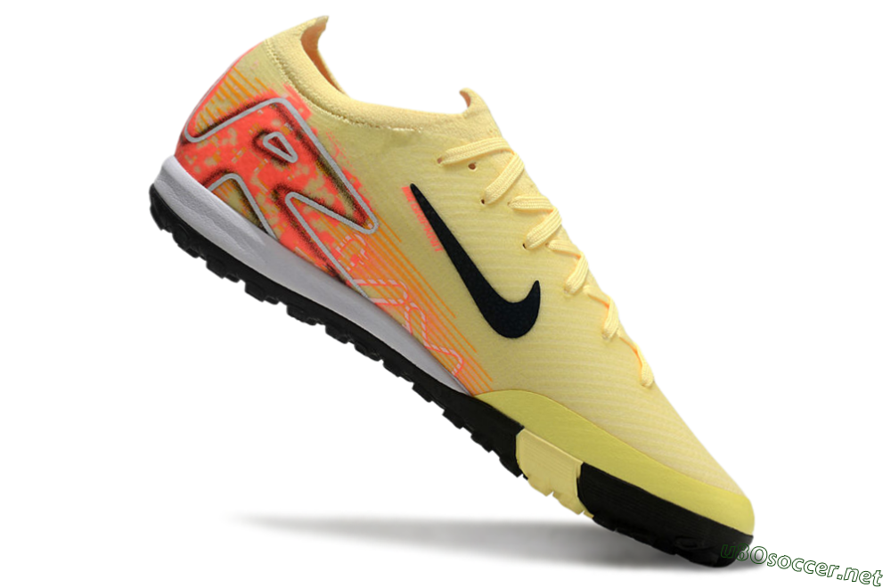 Unisex Nike Air Zoom Mercurial Vapor 16 Elite TF Football Shoes - Yellow/Black/Red 4