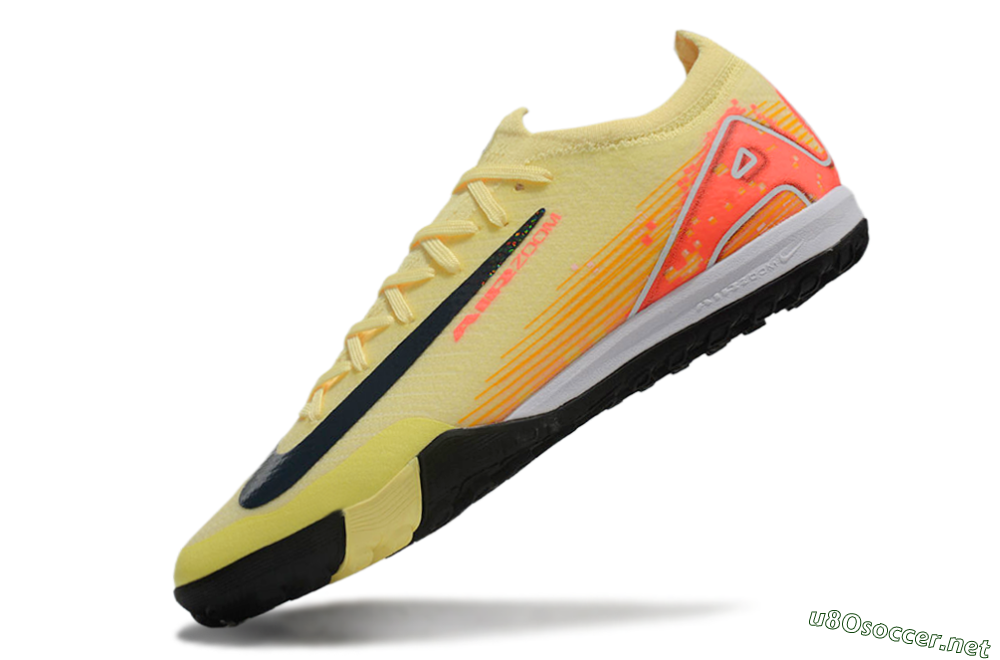 Unisex Nike Air Zoom Mercurial Vapor 16 Elite TF Football Shoes - Yellow/Black/Red 5