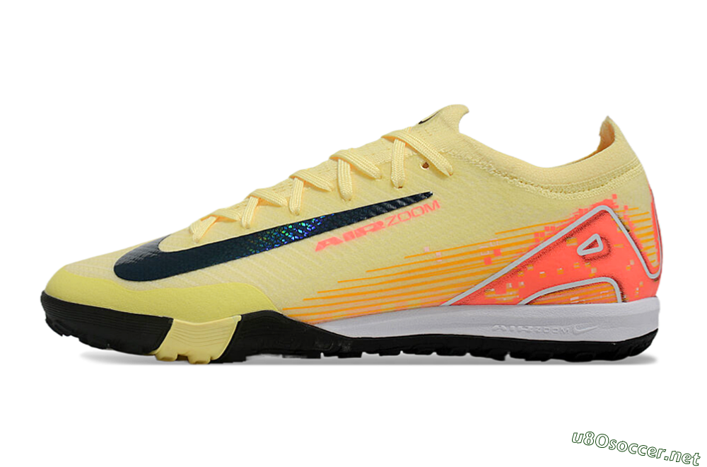 Unisex Nike Air Zoom Mercurial Vapor 16 Elite TF Football Shoes - Yellow/Black/Red 0