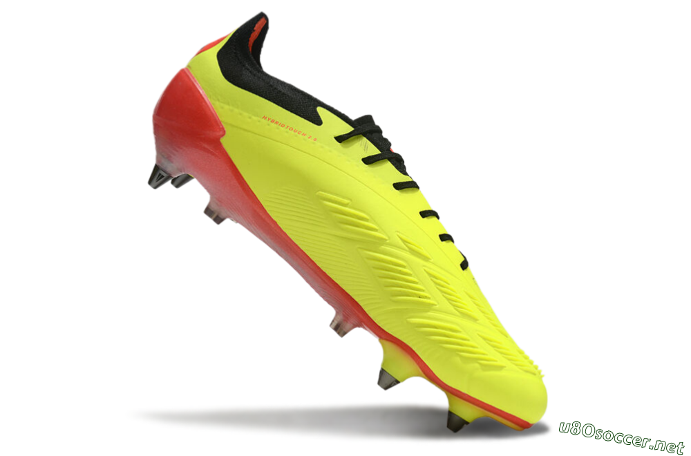 Men's Adidas Predator 24 Elite SG Football Boots - Yellow/Black/Red 4
