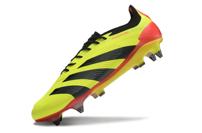 Men's Adidas Predator 24 Elite SG Football Boots - Yellow/Black/Red