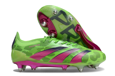 Men's Adidas Predator 24 Elite SG Football Boots - Yellow/Purple/Pink