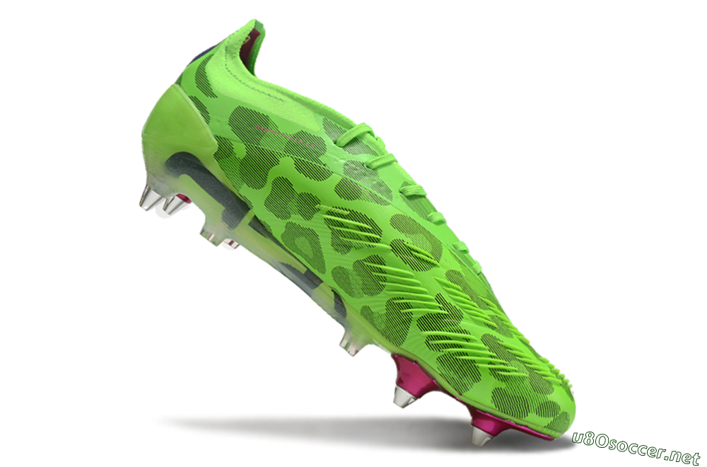 Men's Adidas Predator 24 Elite SG Football Boots - Yellow/Purple/Pink 4
