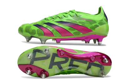 Men's Adidas Predator 24 Elite SG Football Boots - Yellow/Purple/Pink