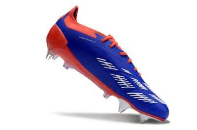 Men's Adidas Predator Elite Foldover Tongue SG Football Boots - Blue/White/Red