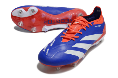Men's Adidas Predator Elite Foldover Tongue SG Football Boots - Blue/White/Red
