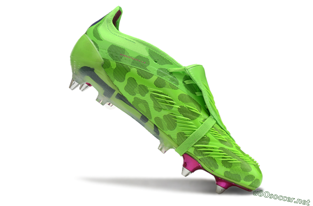 Men's Adidas Predator Elite Foldover Tongue SG Football Boots - Yellow/Purple/Pink 4